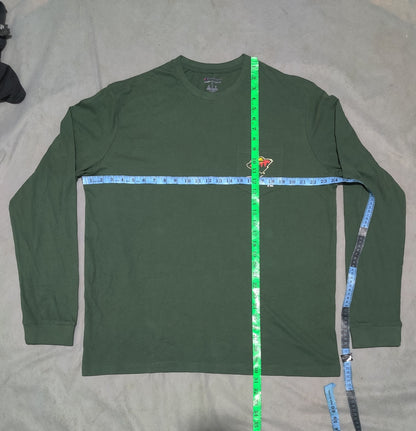 Champion Men Cotton Green T Shirt