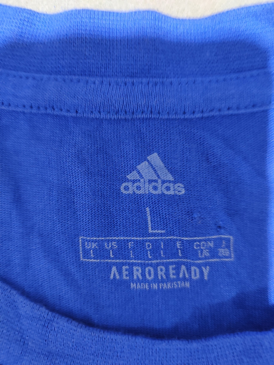 Adidas Men Cotton Blue T Shirt – Preloved Labels (view 3)