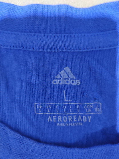 Adidas Men Cotton Blue T Shirt – Preloved Labels (view 3)