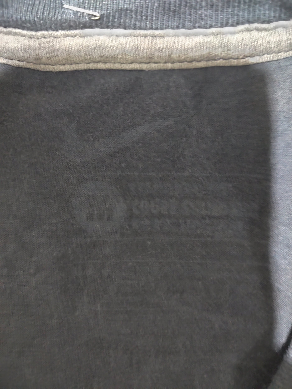 Nike Men Cotton Black T Shirt