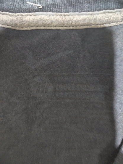 Nike Men Cotton Black T Shirt