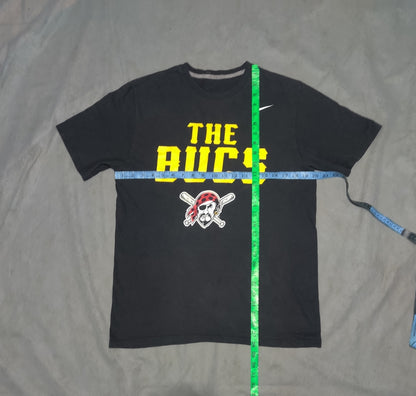 Nike Men Cotton Black T Shirt