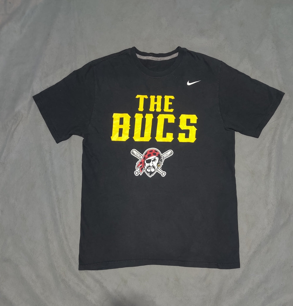 Nike Men Cotton Black T Shirt