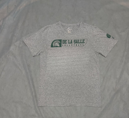 Nike Men Cotton Gray T Shirt