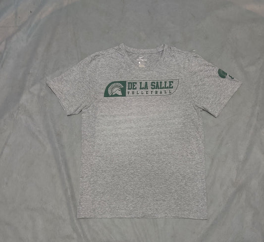 Nike Men Cotton Gray T Shirt