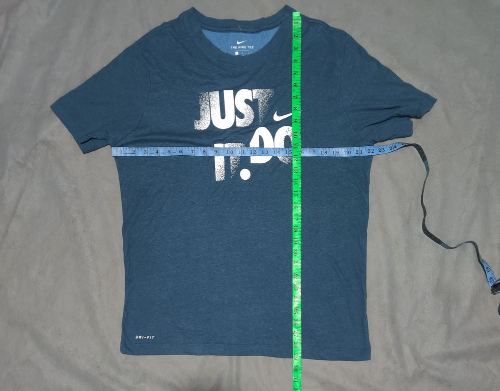 Nike Men Cotton Blue T Shirt – Preloved Labels (view 4)