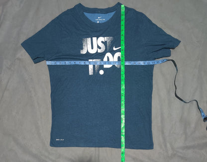Nike Men Cotton Blue T Shirt – Preloved Labels (view 4)