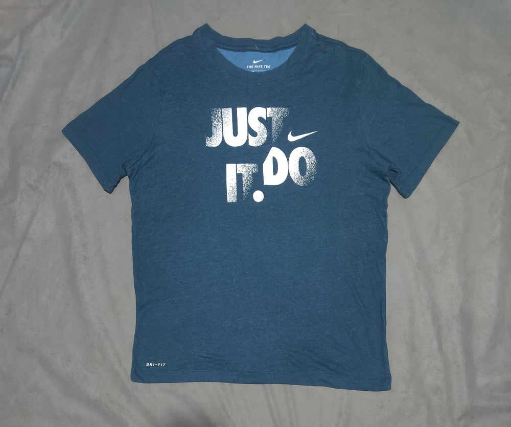 Nike Men Cotton Blue T Shirt – Preloved Labels (view 2)
