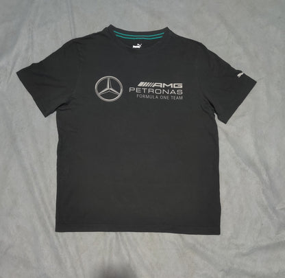 Puma Men Cotton Black T Shirt