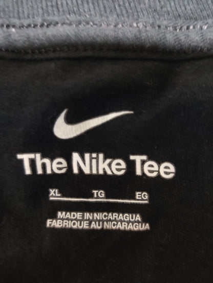 Nike Men Cotton Black T Shirt – Preloved Labels (view 3)