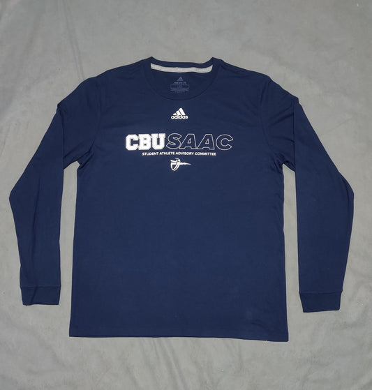 Adidas Men Cotton Blue T Shirt