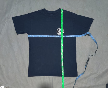 Vans Men Cotton Blue T Shirt