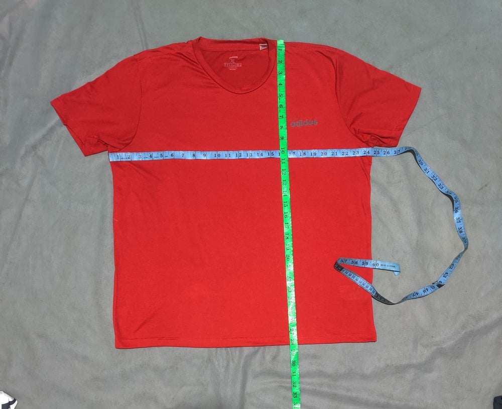 Adidas Men Cotton Red T Shirt – Preloved Labels (view 4)