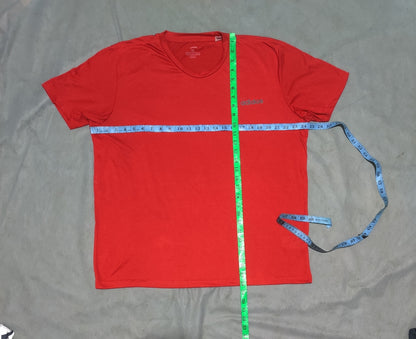 Adidas Men Cotton Red T Shirt – Preloved Labels (view 4)