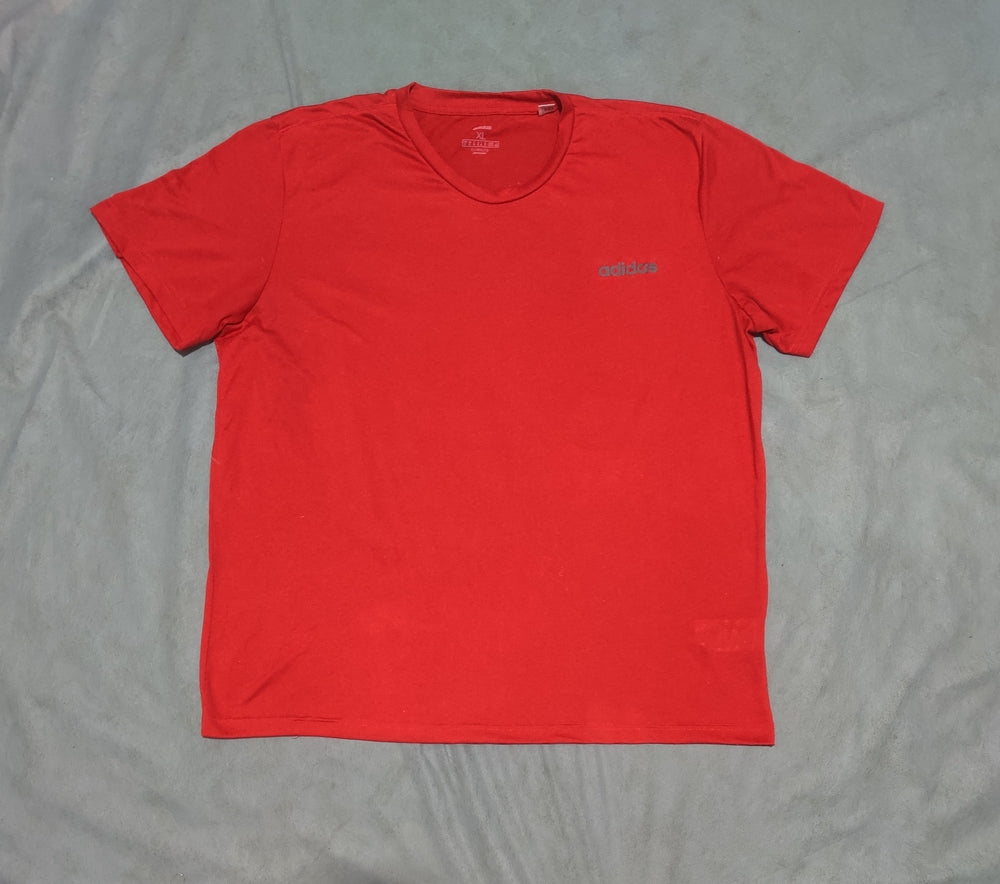 Adidas Men Cotton Red T Shirt – Preloved Labels (view 2)