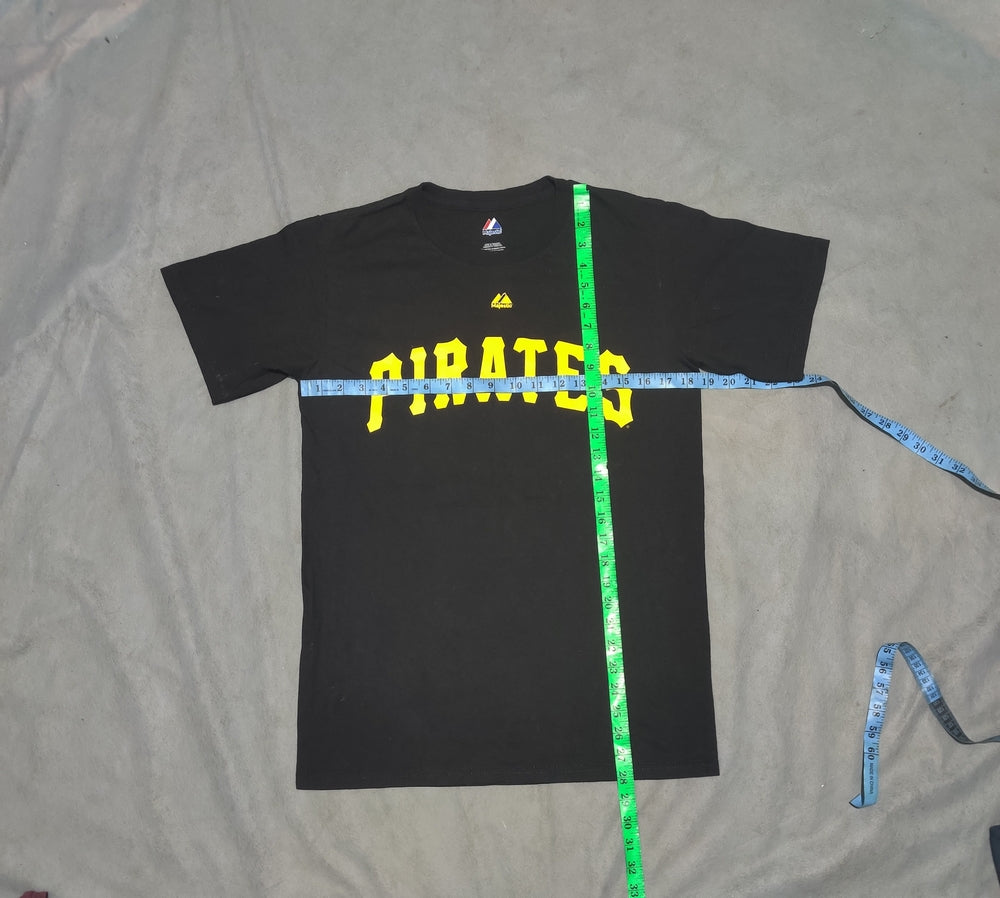 Majestic Men Cotton Black T Shirt