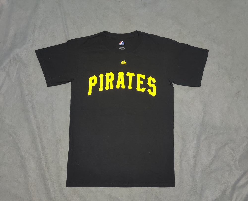 Majestic Men Cotton Black T Shirt