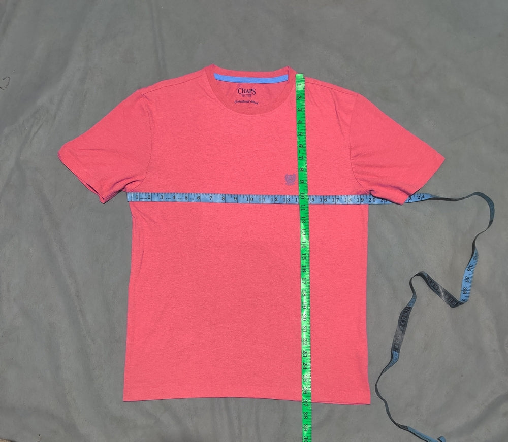 Chaps Men Cotton Pink T Shirt