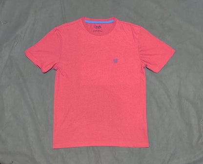 Chaps Men Cotton Pink T Shirt