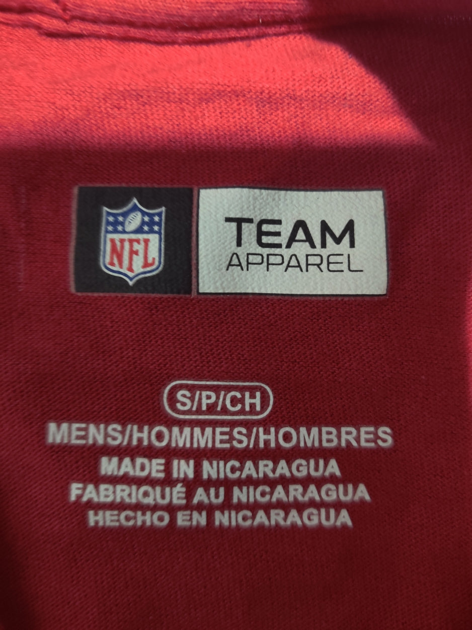 NFL Men Cotton Red T Shirt