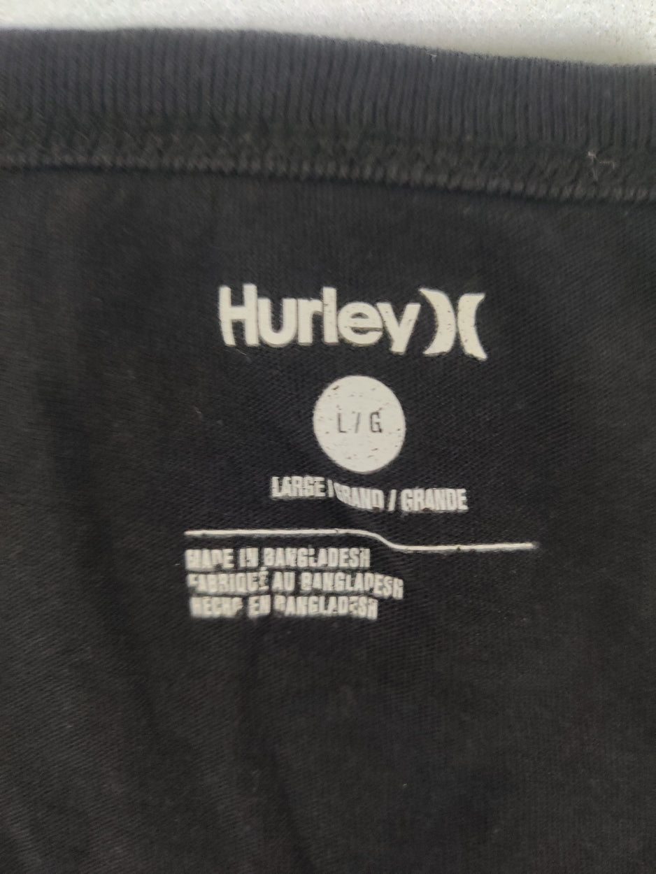 Hurley Men Cotton Black Vest T Shirt