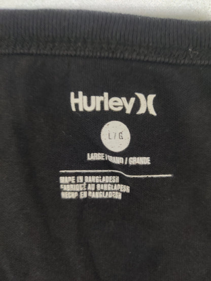 Hurley Men Cotton Black Vest T Shirt