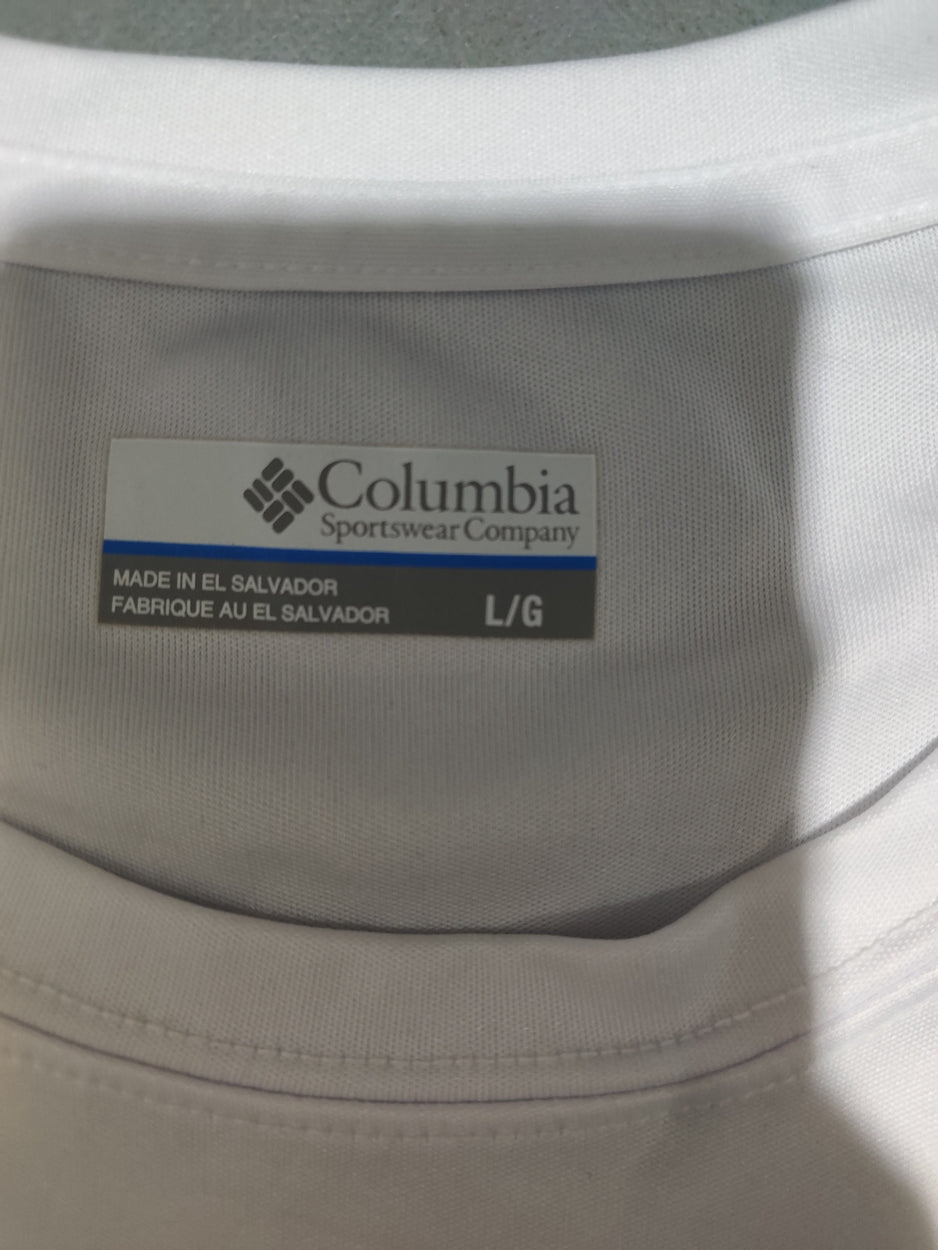 Columbia Men Sport White T Shirt