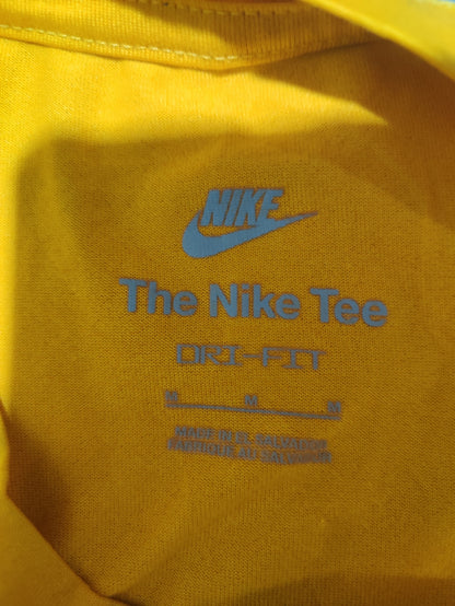 Nike Men Sport Yellow T Shirt