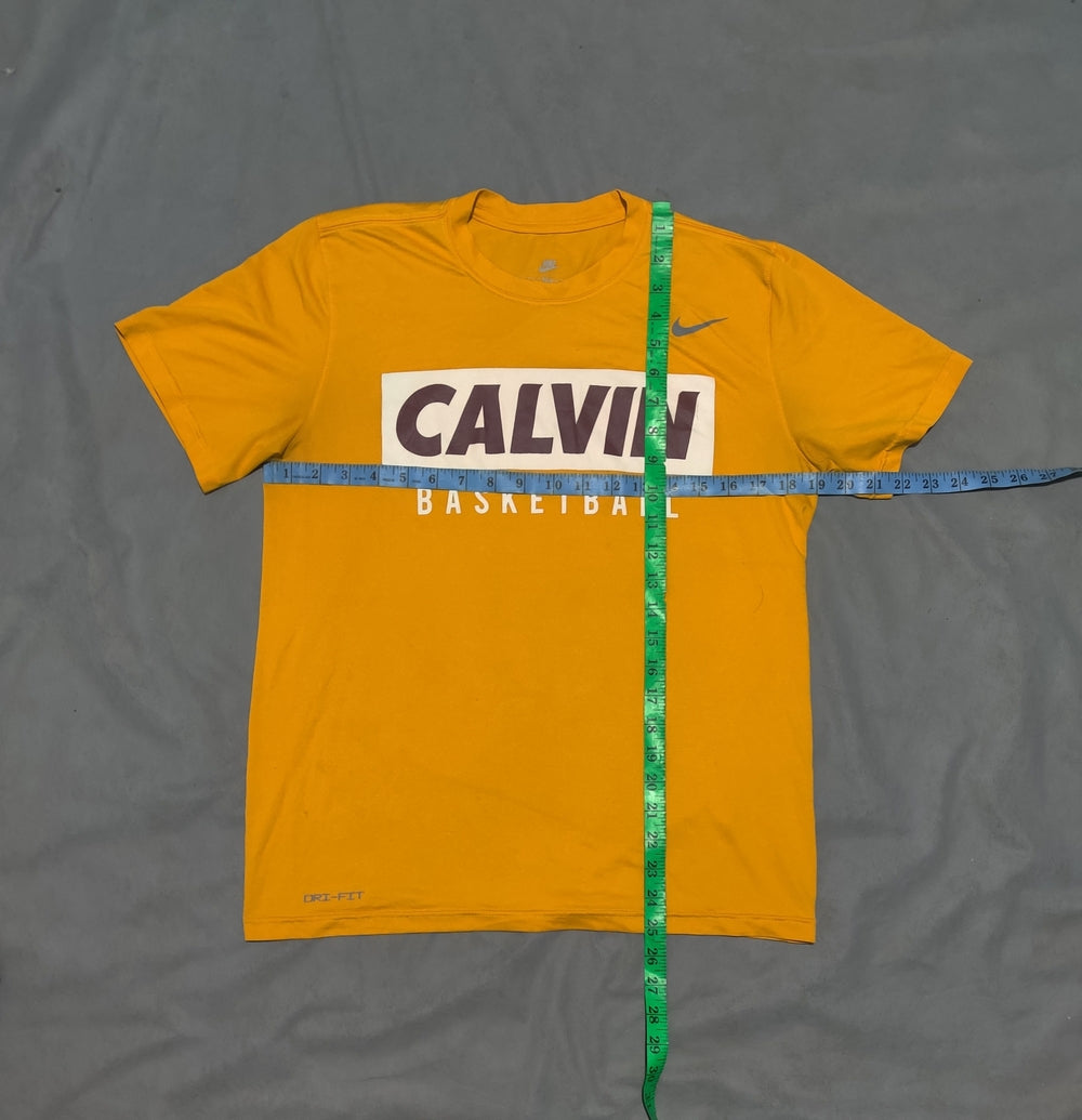 Nike Men Sport Yellow T Shirt