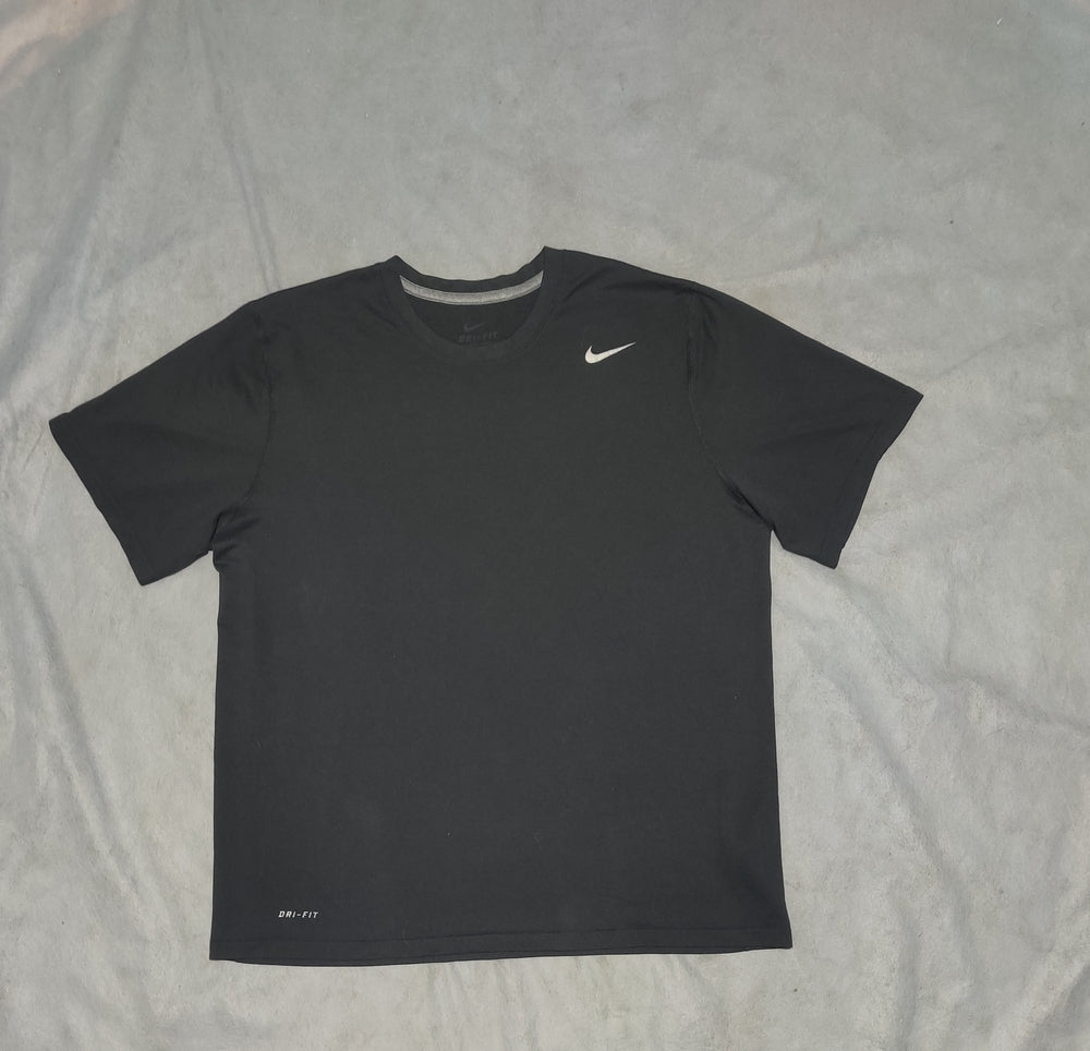 Nike Dri Fit Men Sport Black T Shirt