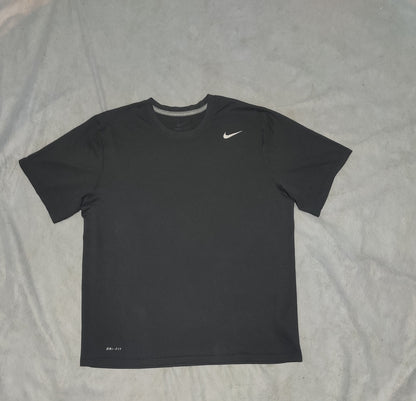 Nike Dri Fit Men Sport Black T Shirt