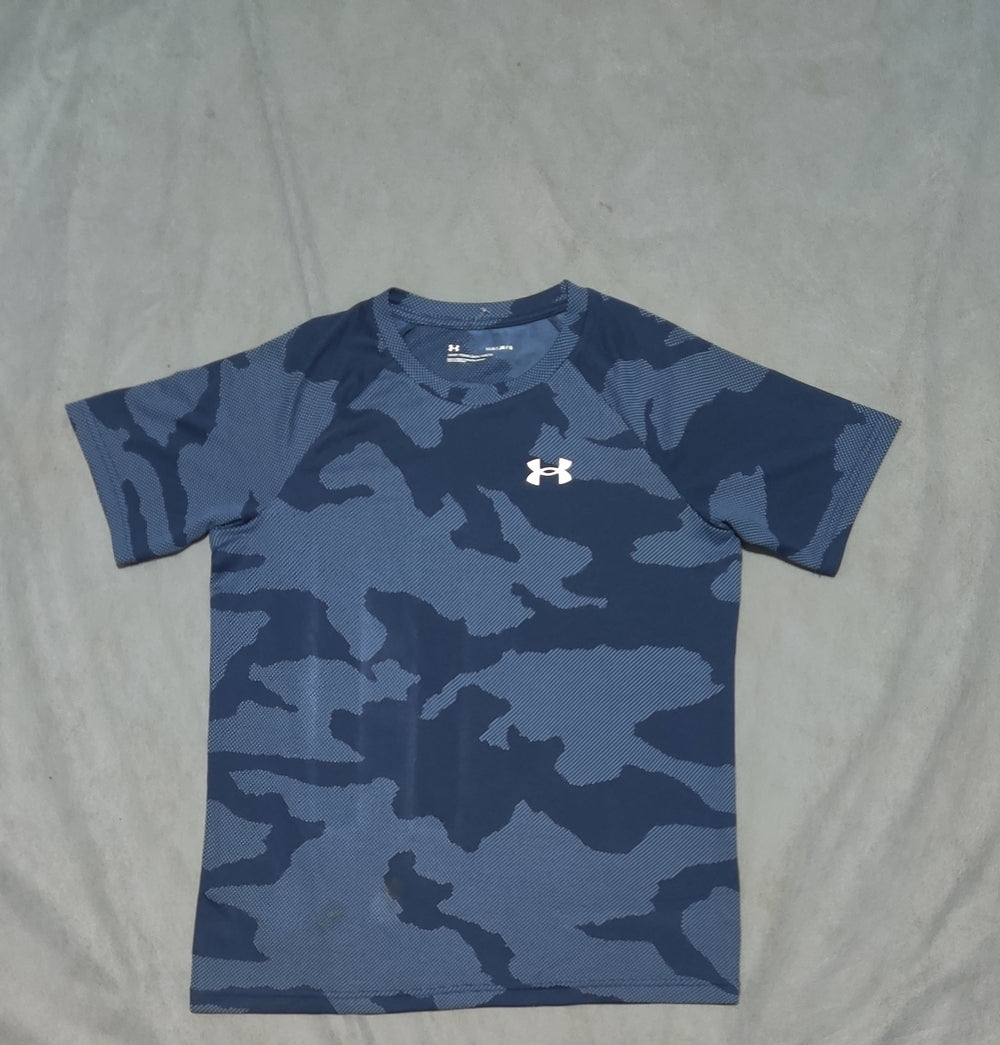 Under Armour Women Sport Blue T Shirt – Preloved Labels (view 2)