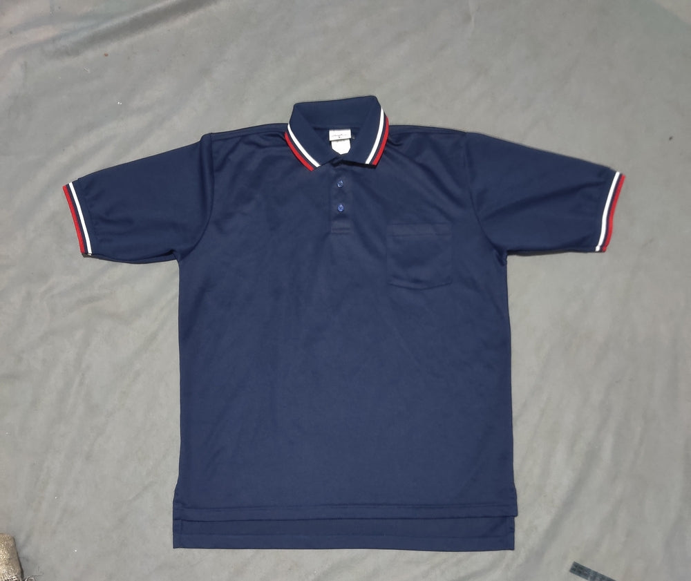 Rawlings Men Blue Sport Polo T Shirt L