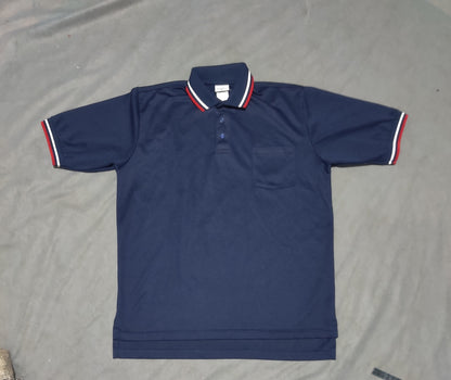 Rawlings Men Blue Sport Polo T Shirt L