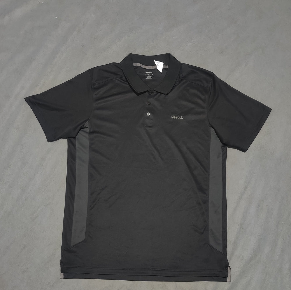 Reebok Men Blue Sport Polo T Shirt XL