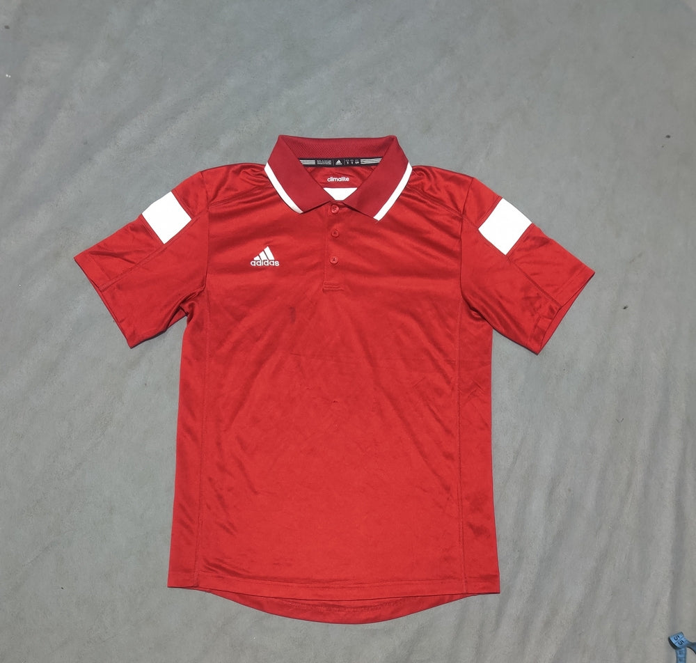 Adidas Men Red Sport Polo T Shirt S