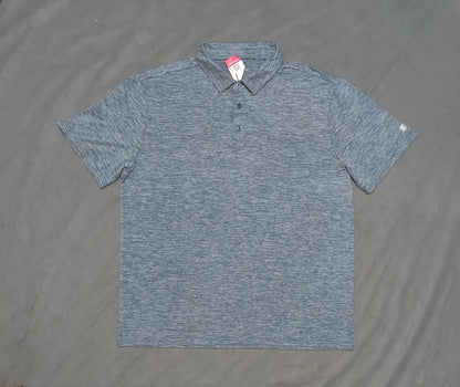Russell Men Blue Sport Polo T Shirt XL