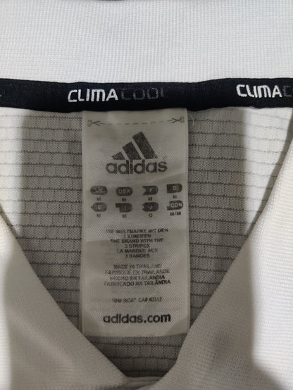 Adidas Men White Sport Polo T Shirt M