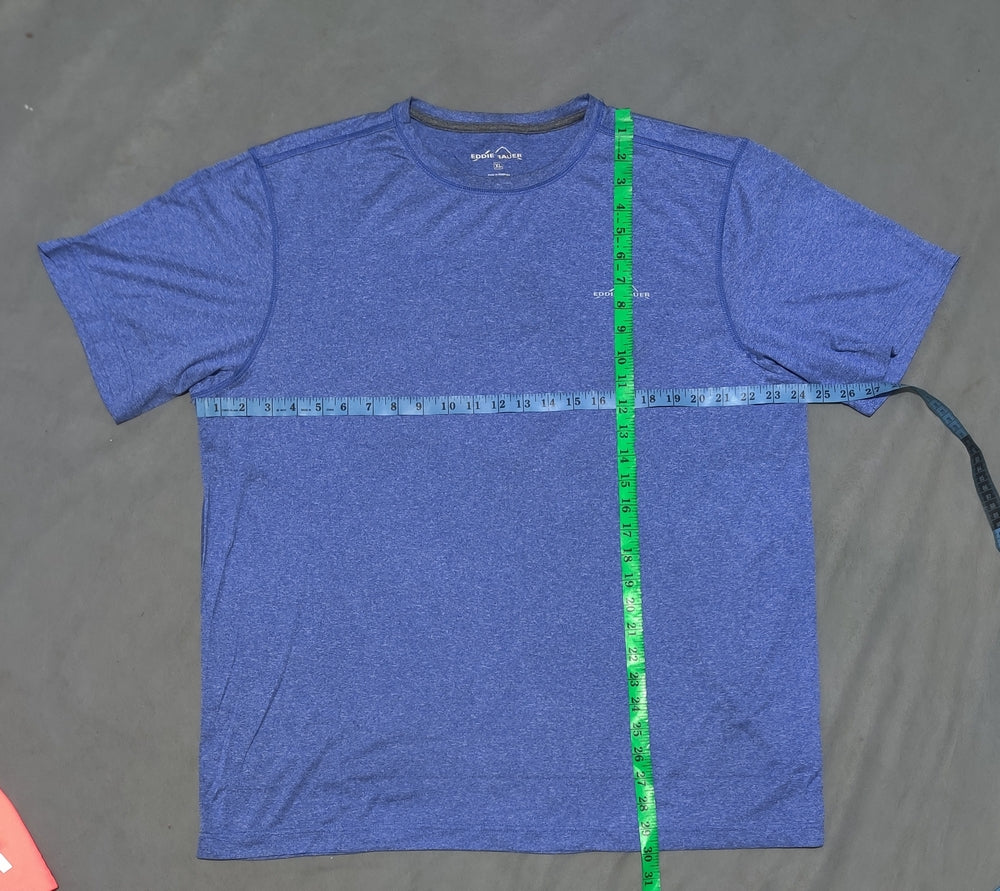 Eddie Bauer Men Sport Blue T Shirt XL