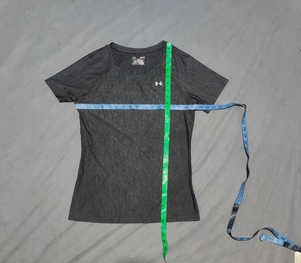 Under Armour Women Sport Gray T Shirt
