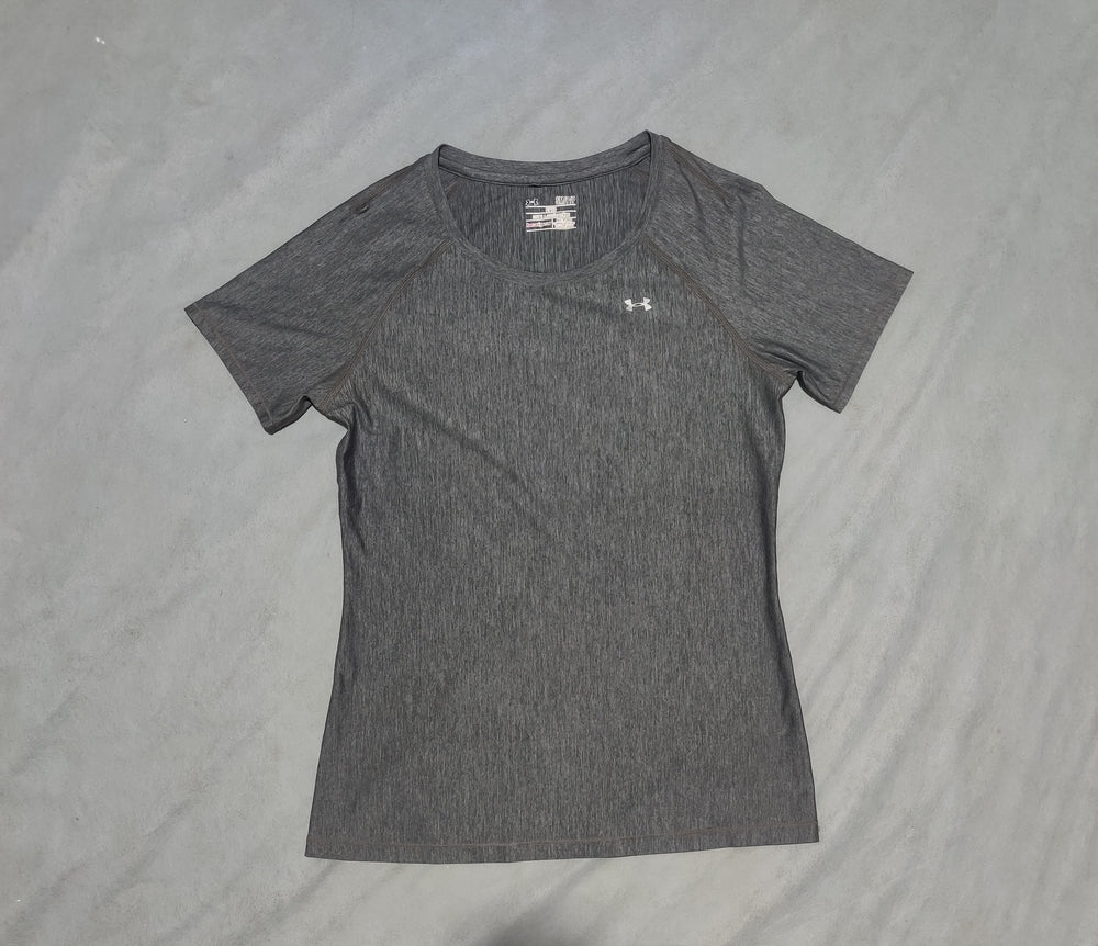 Under Armour Women Sport Gray T Shirt