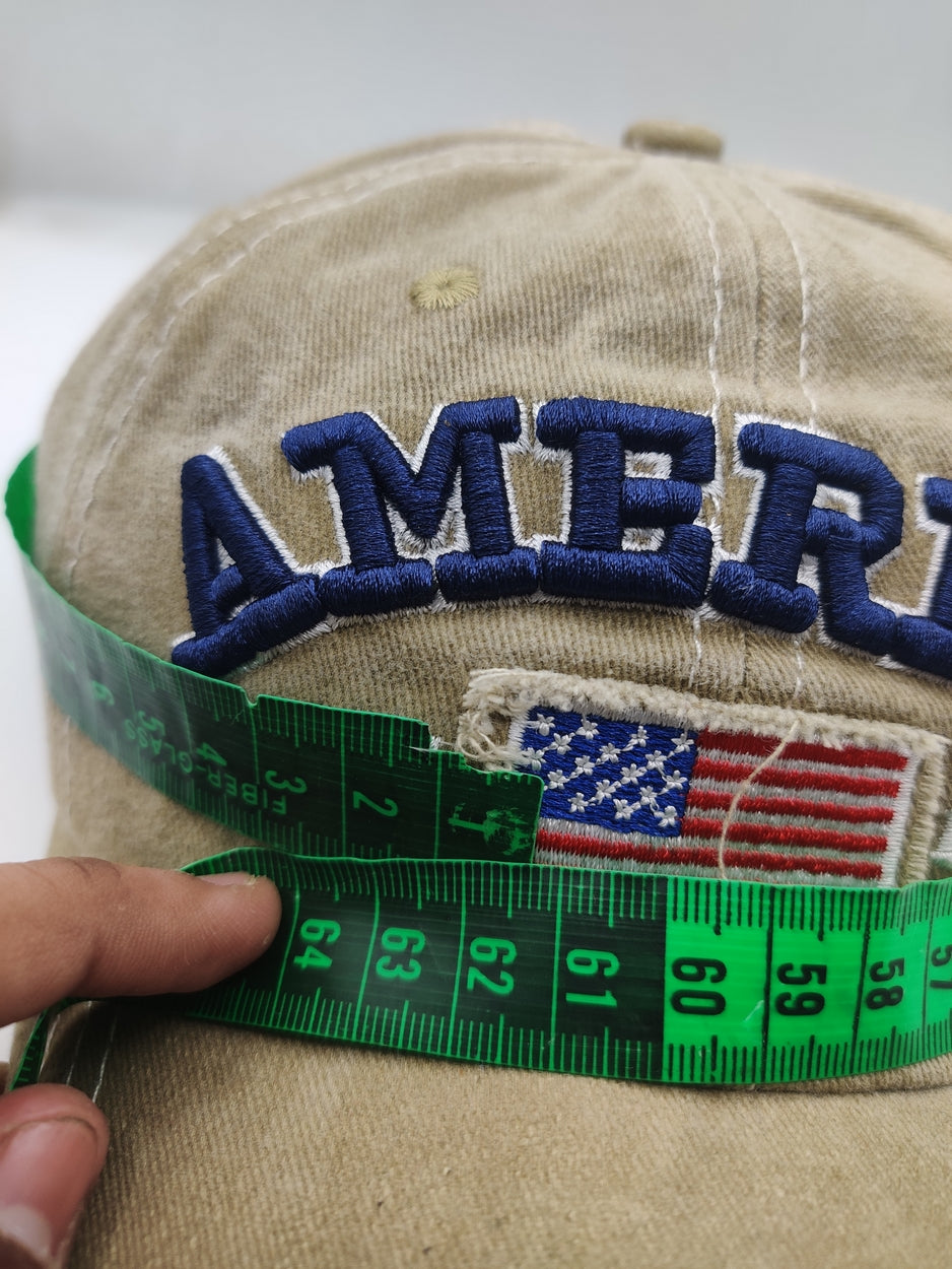 America Men Cream Cap