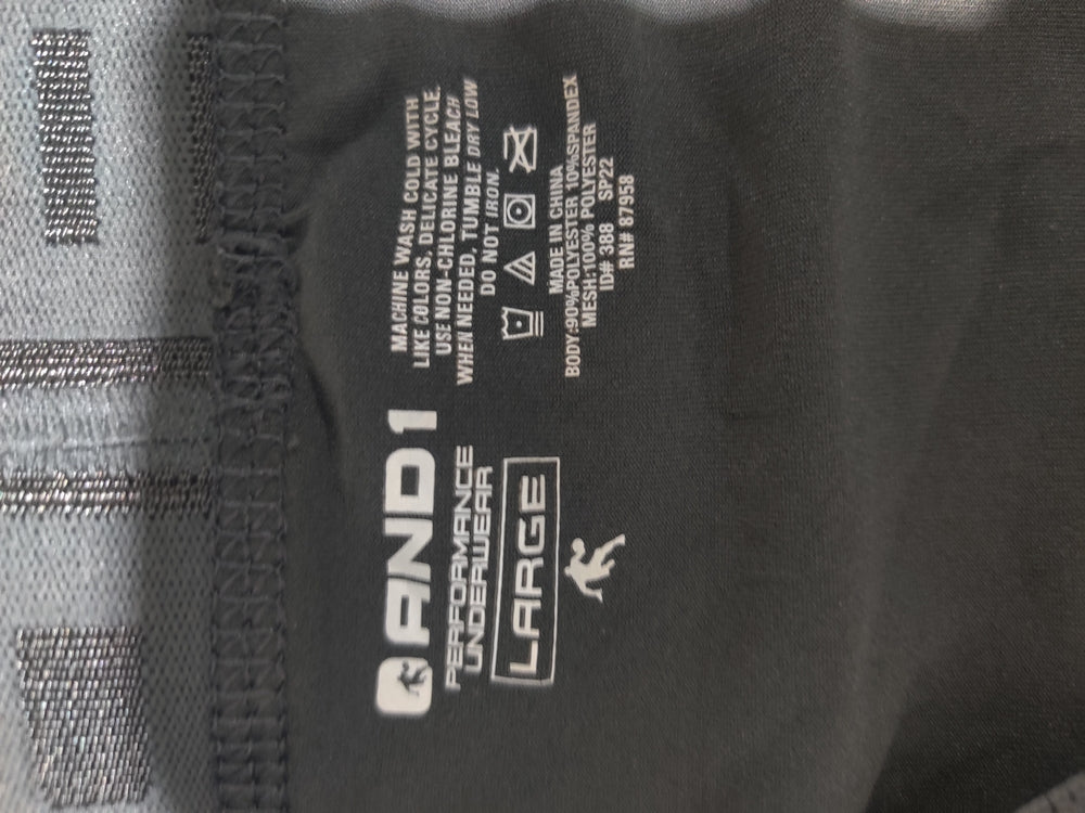 AND1 Men Sport Gray Underwear