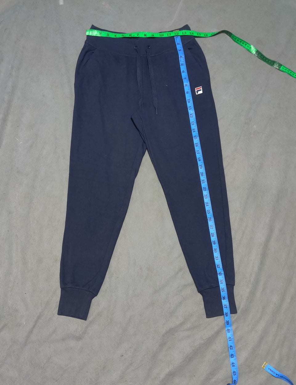 Fila Men Sport Blue Cotton Trouser