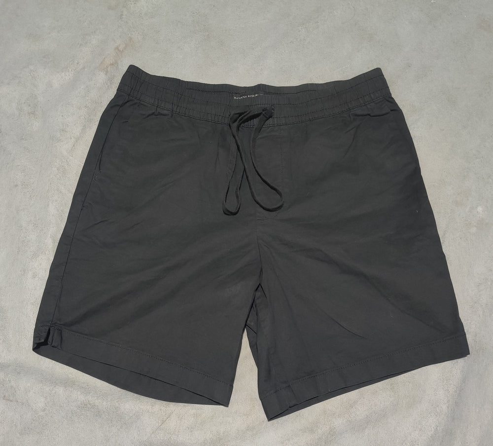 Banana Republic Men Cotton Black Short