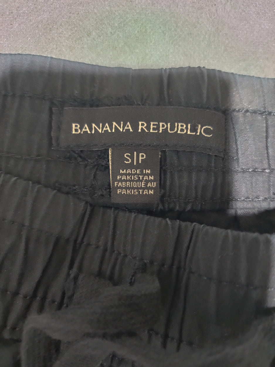 Banana Republic Men Cotton Black Short