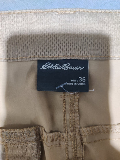 Eddie Bauer Men Cotton Cream Short