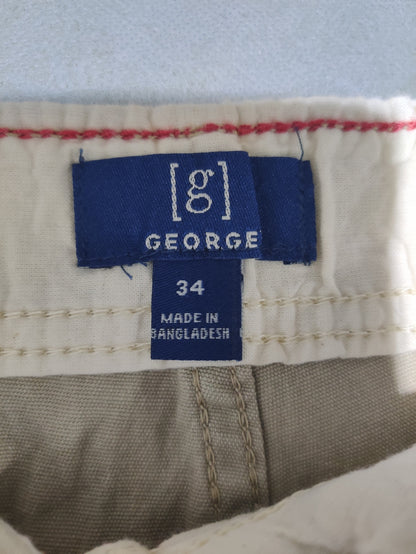 George Men Cotton Cream Short