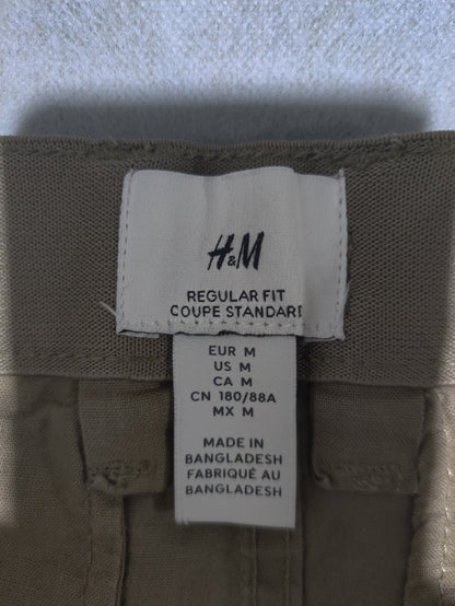 H&M Men Cotton Green Short