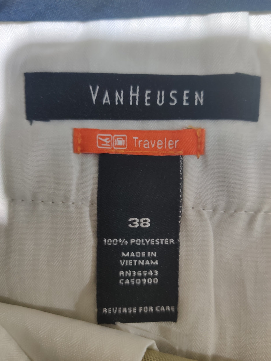Van Heusen Men Cotton Cream Short